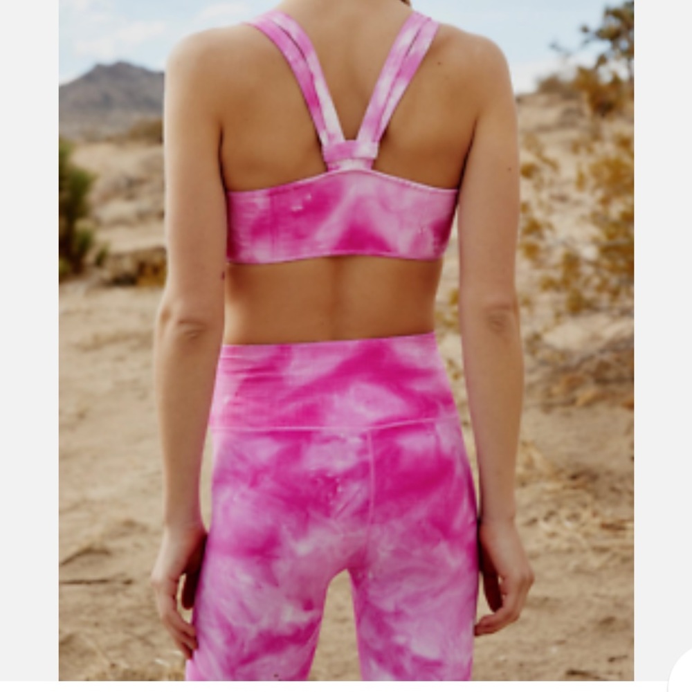 Free People Movement Good Karma seamless leggings and Radar Sports Bra